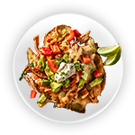 Vegetarian Loaded Fries 